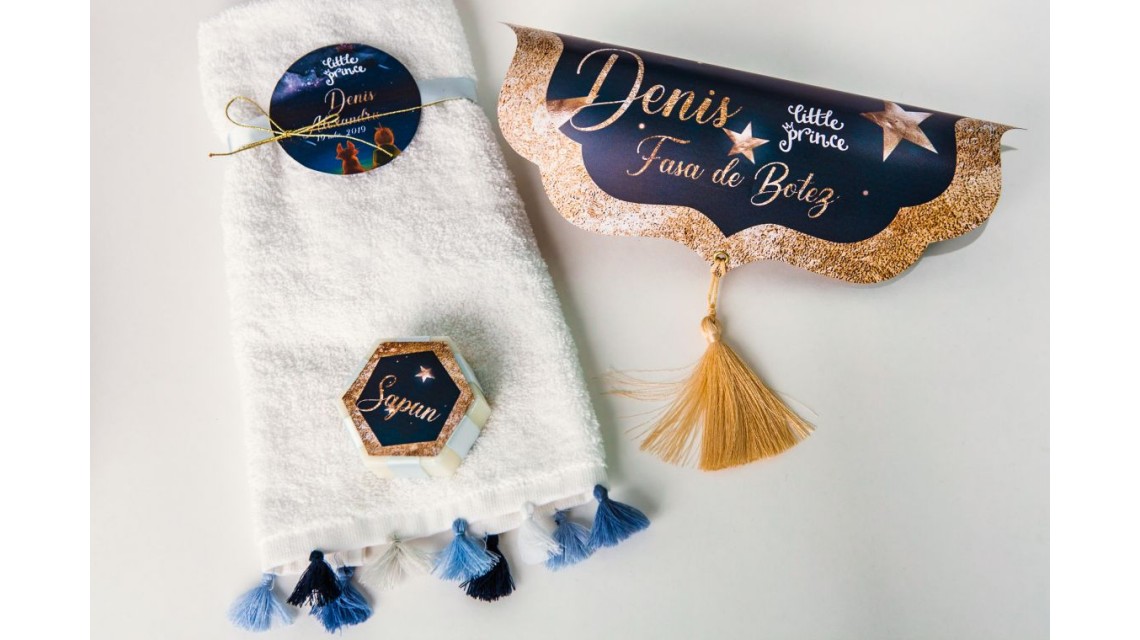 Trusou de botez pentru baieti inspirat din cartea Le petit Prince, Micul Print 15